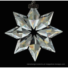 Pedras de fantasia snowflower cristal para pingente de jóias de cristal